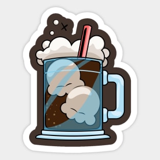 Root Beer Float Sticker